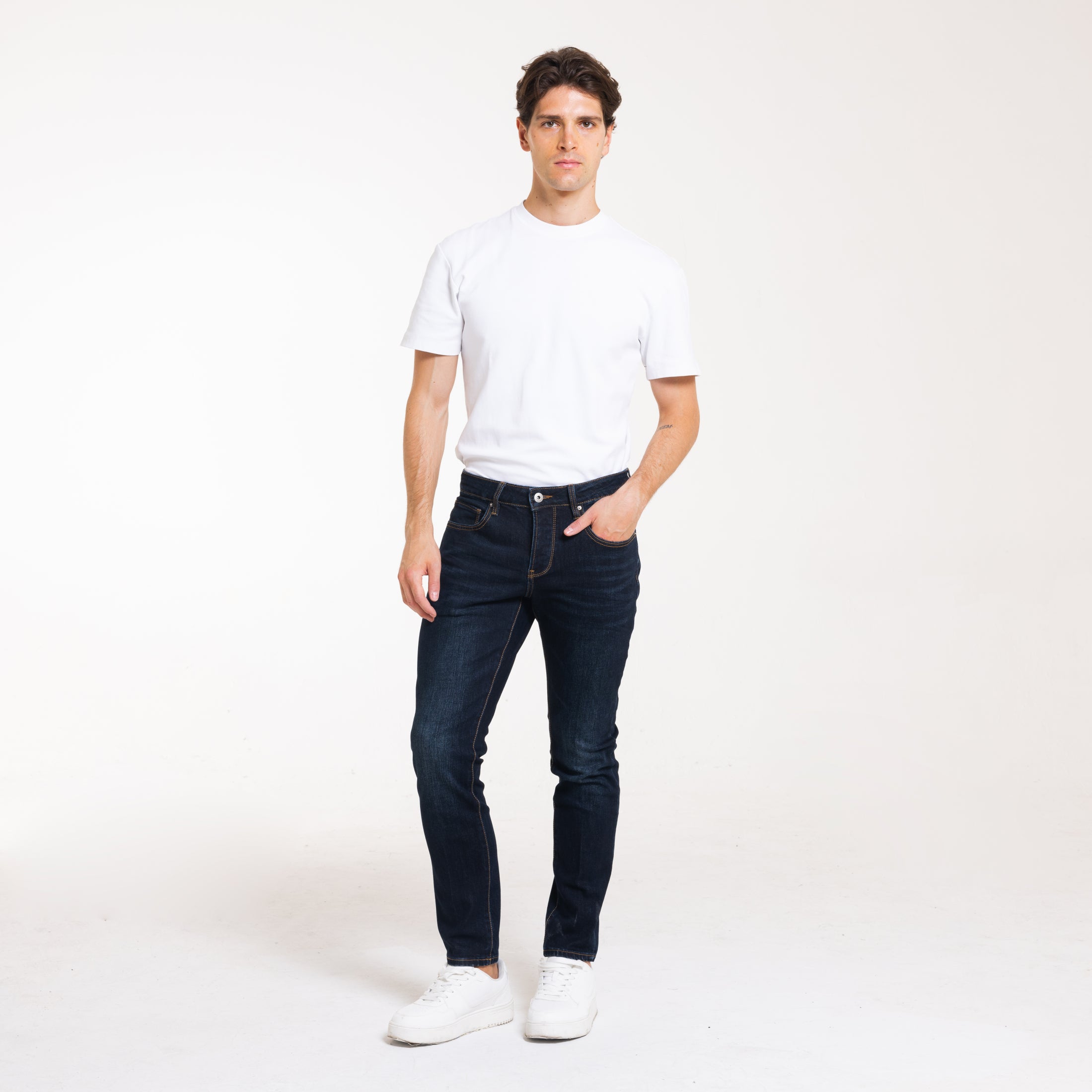 JEANS TEA WASH-11675|Colore:Unico
