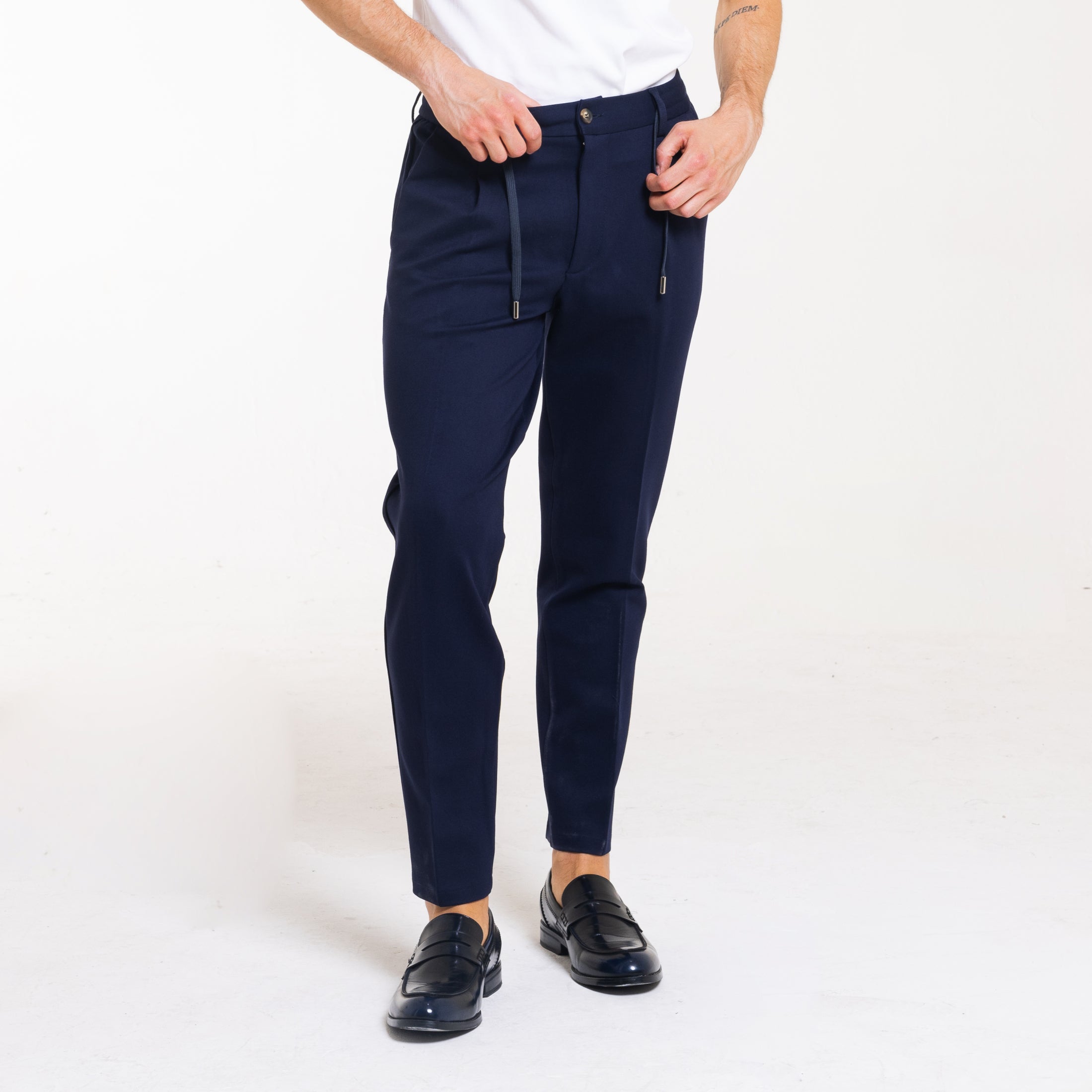 PANTALONI GOLD PRAY MILANO-11663|Colore:Blu