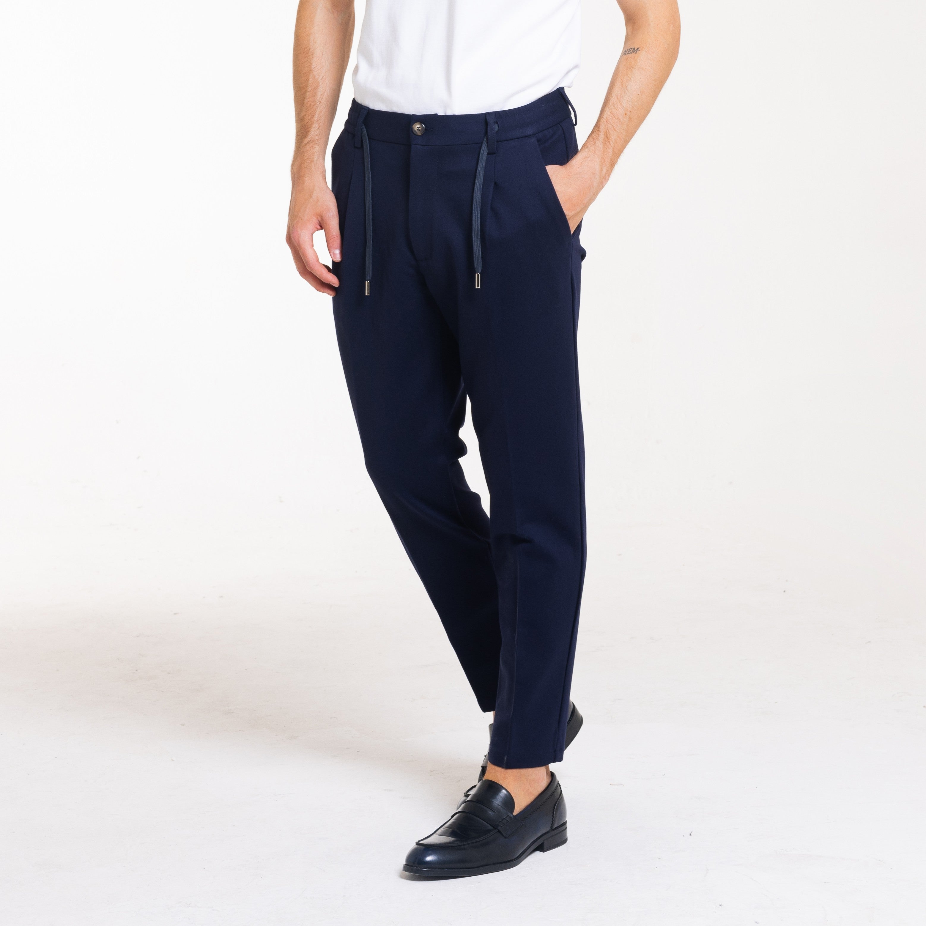 PANTALONI GOLD PRAY MILANO-11663|Colore:Blu