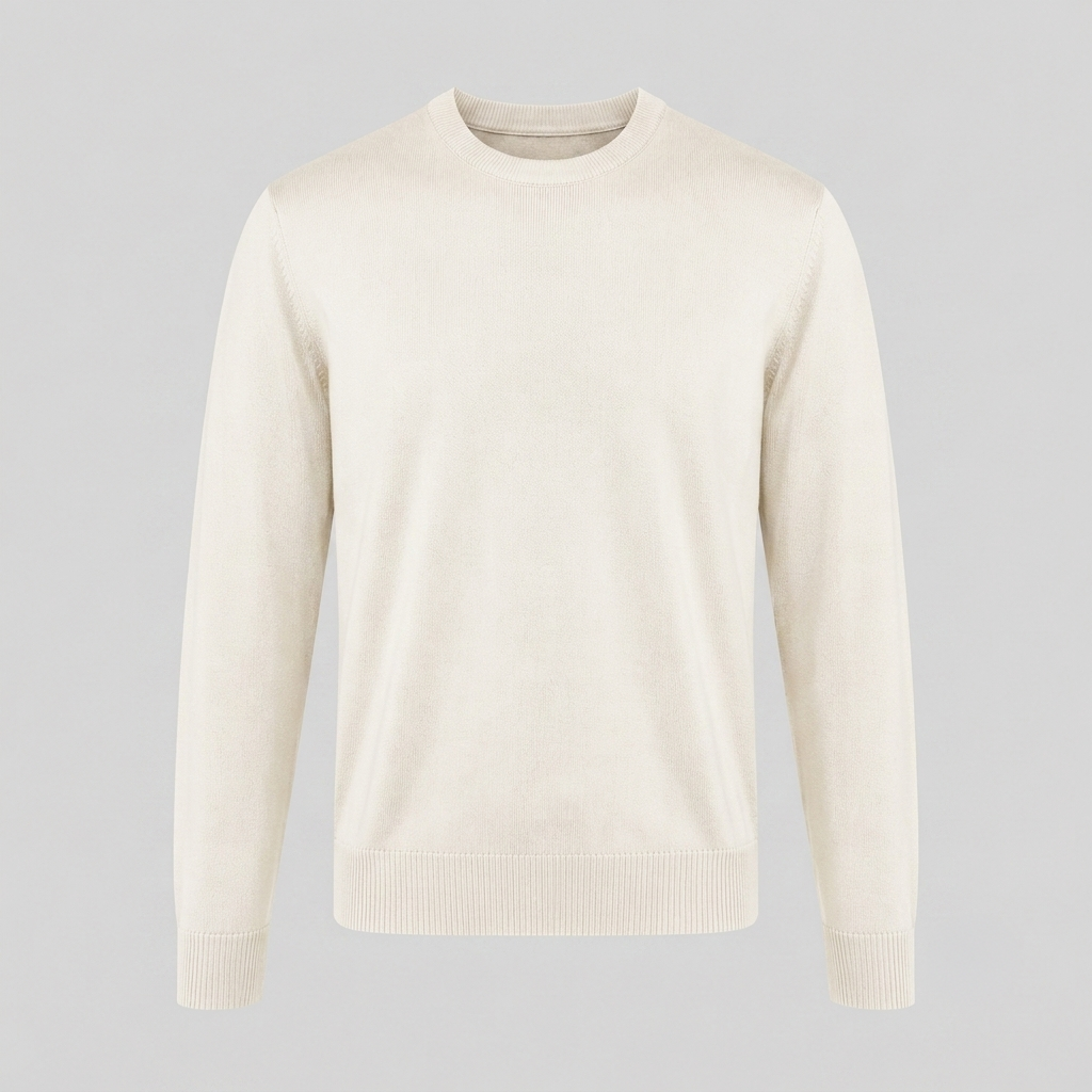 PULL. GIROCOLLO DOPPIO FILO-11618|Colore:Avorio