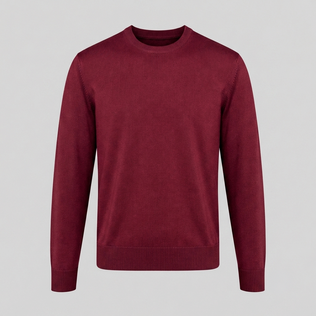 PULL. GIROCOLLO DOPPIO FILO-11618|Colore:Bordeaux