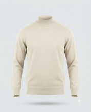 PULL. MEZZO COLLO DOPPIO FILO-11619|Colore:Avorio