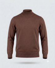 PULL. MEZZO COLLO DOPPIO FILO-11619|Colore:Moro