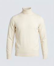 PULL. COLLO ALTO DOPPIO FILO-11620|Colore:Avorio