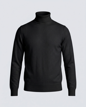 PULL. COLLO ALTO DOPPIO FILO-11620|Colore:Nero