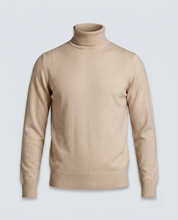 PULL. COLLO ALTO DOPPIO FILO-11620|Colore:Tortora
