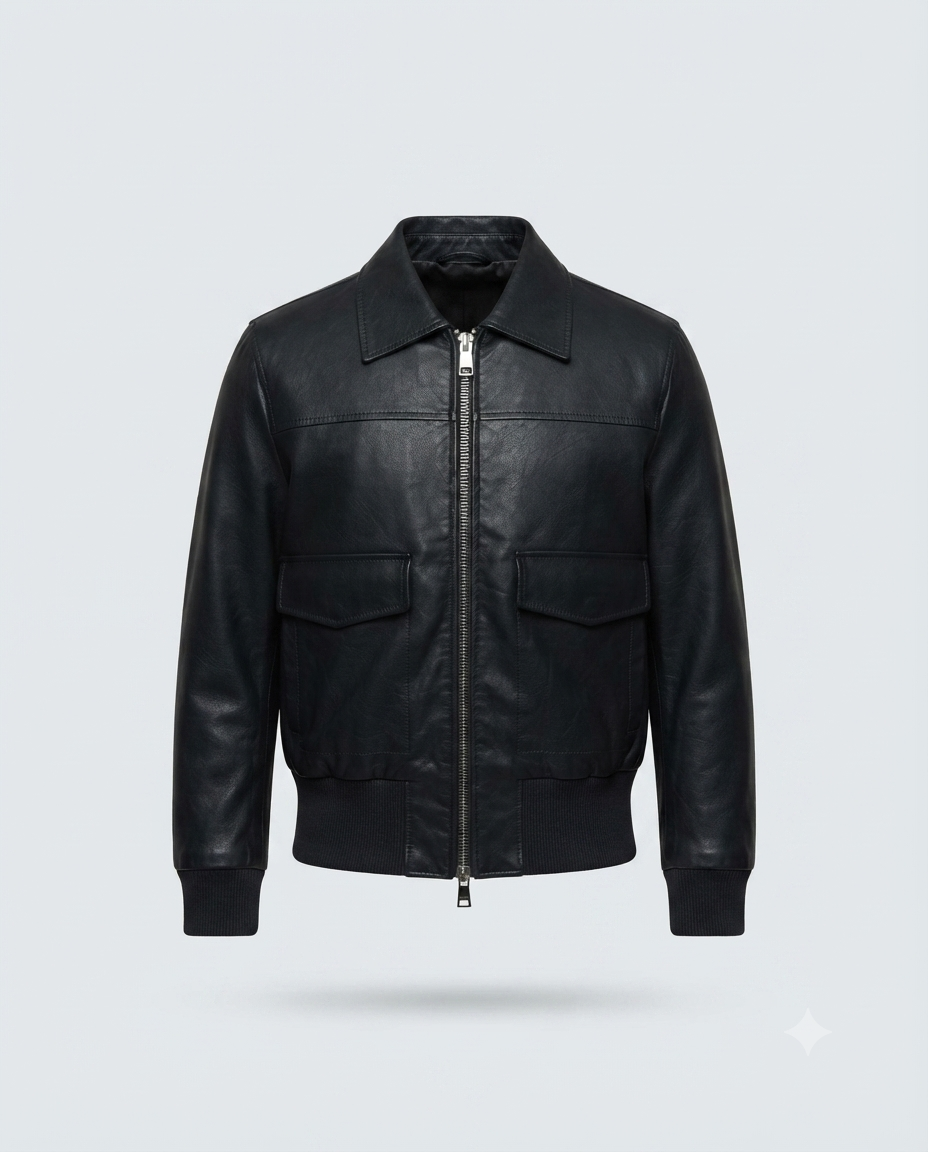 BOMBER ECOPELLE-11645|Colore:Nero