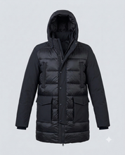 PARKA NEW ACCOPPIATO-11646|Colore:Nero