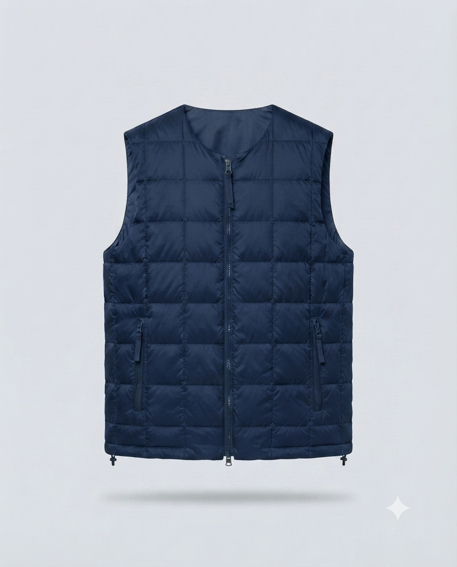 GILET REVERSIBILE-11658|Colore:Blu