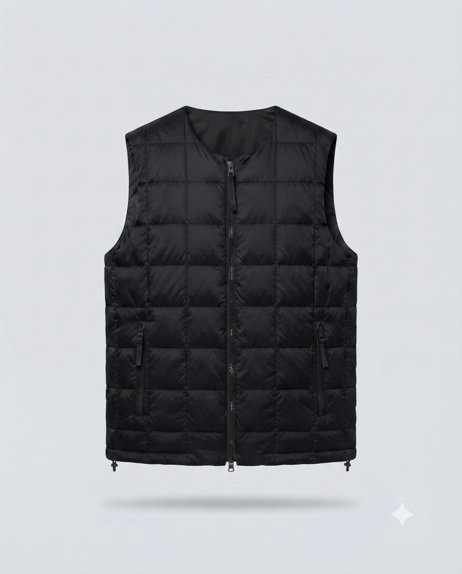 GILET REVERSIBILE-11658|Colore:Nero