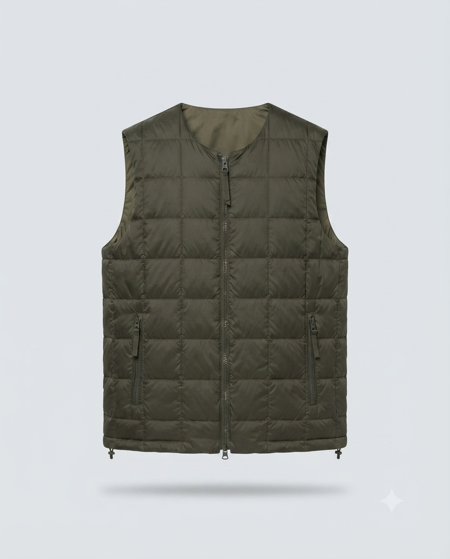 GILET REVERSIBILE-11658|Colore:Verde