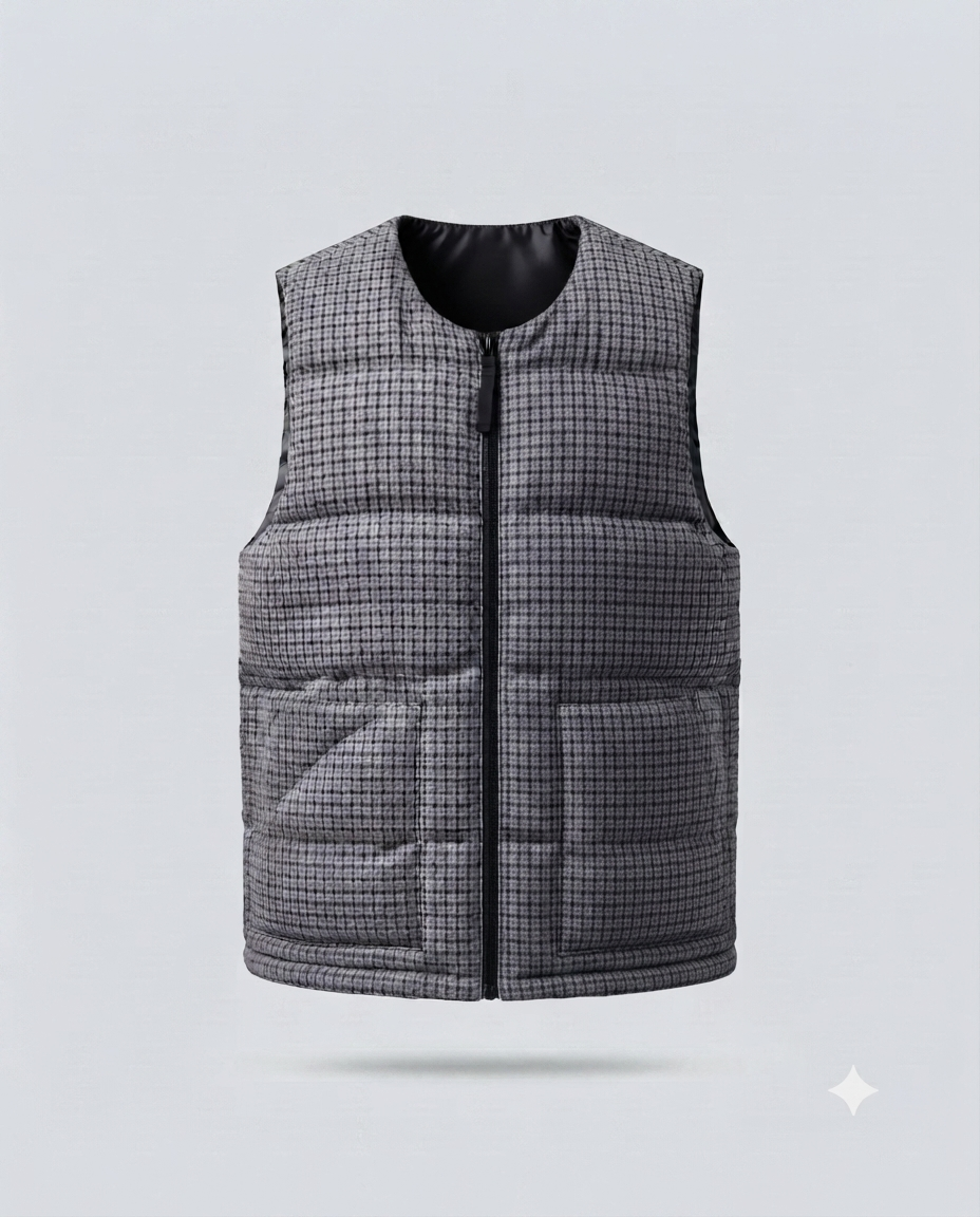 GILET REVERSIBILE-11658|Colore:Nero