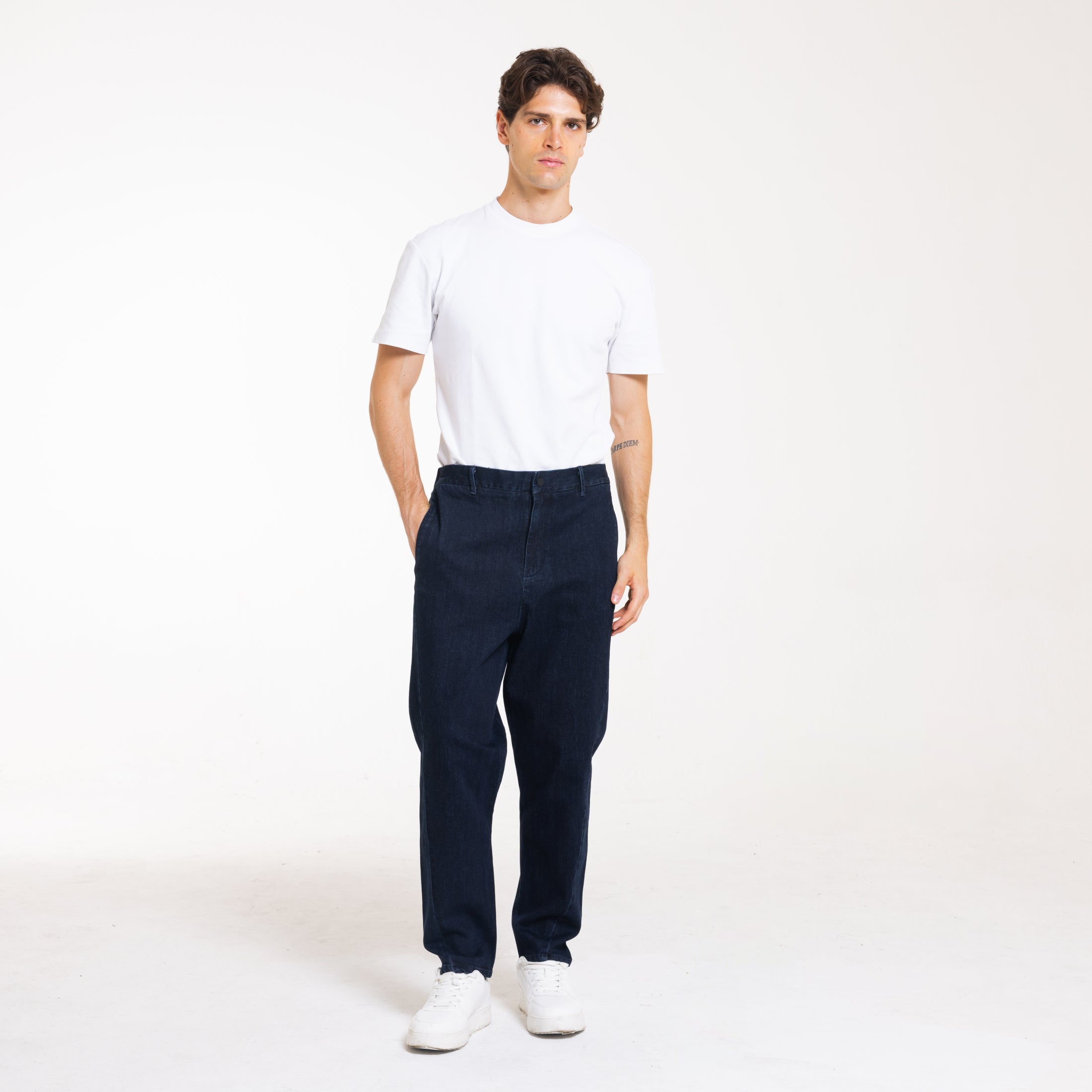 PANTALONE TWISTED-11668|Colore:Denim
