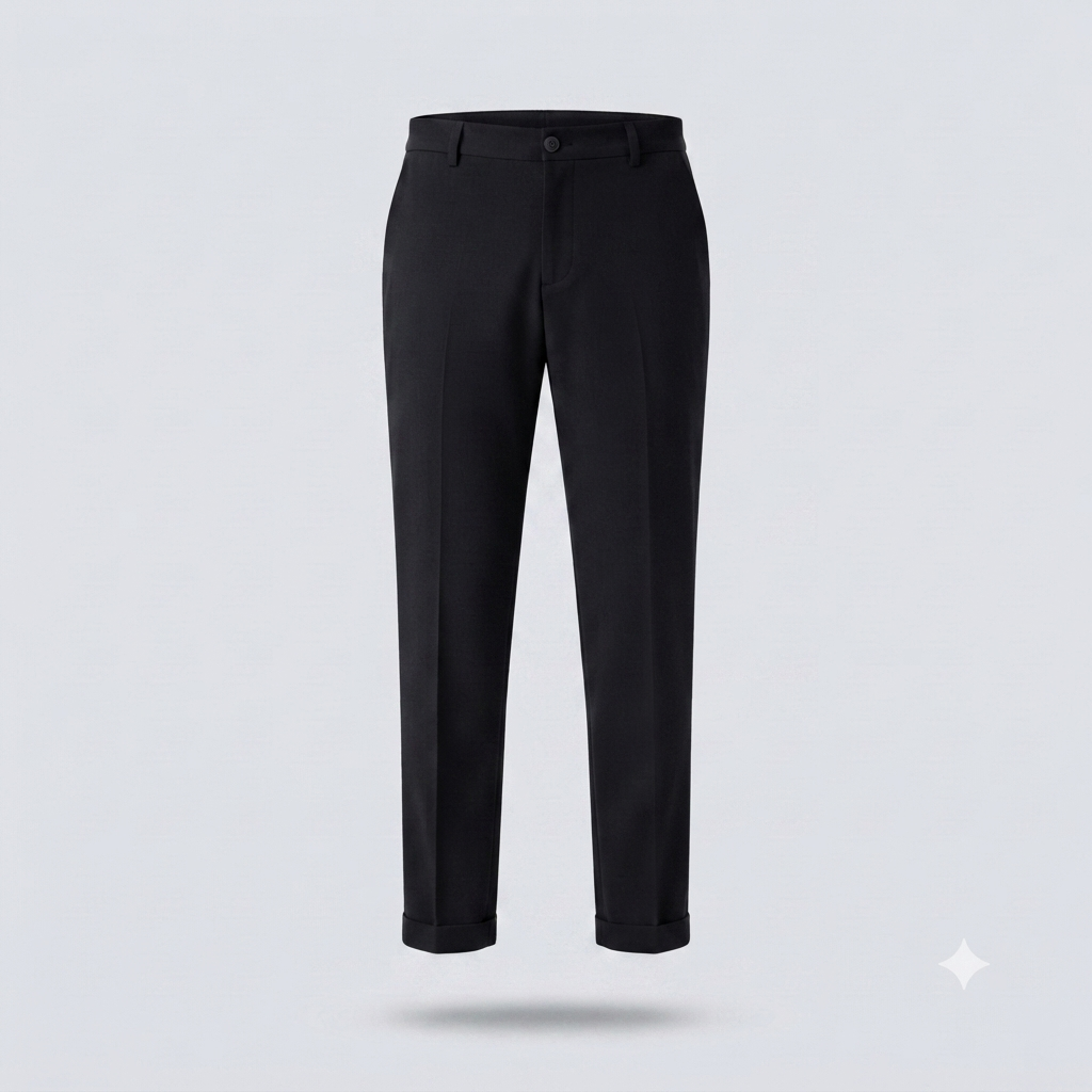PANT MEZZO ELASTICO TAILLORED-11669|Colore:Nero