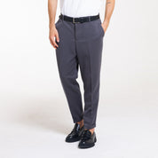 PANT MEZZO ELASTICO TAILLORED-11669|Colore:Grigio