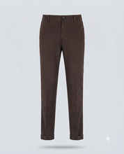 PANT MEZZO ELASTICO MISTO LANA-11665|Colore:Moro