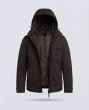 DOUBLE JKT CON PIUMINO STACCABILE-11649|Colore:Moro