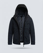 DOUBLE JKT CON PIUMINO STACCABILE-11649|Colore:Nero