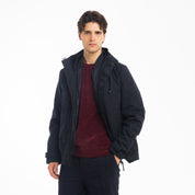 DOUBLE JKT CON PIUMINO STACCABILE-11649|Colore:Blu
