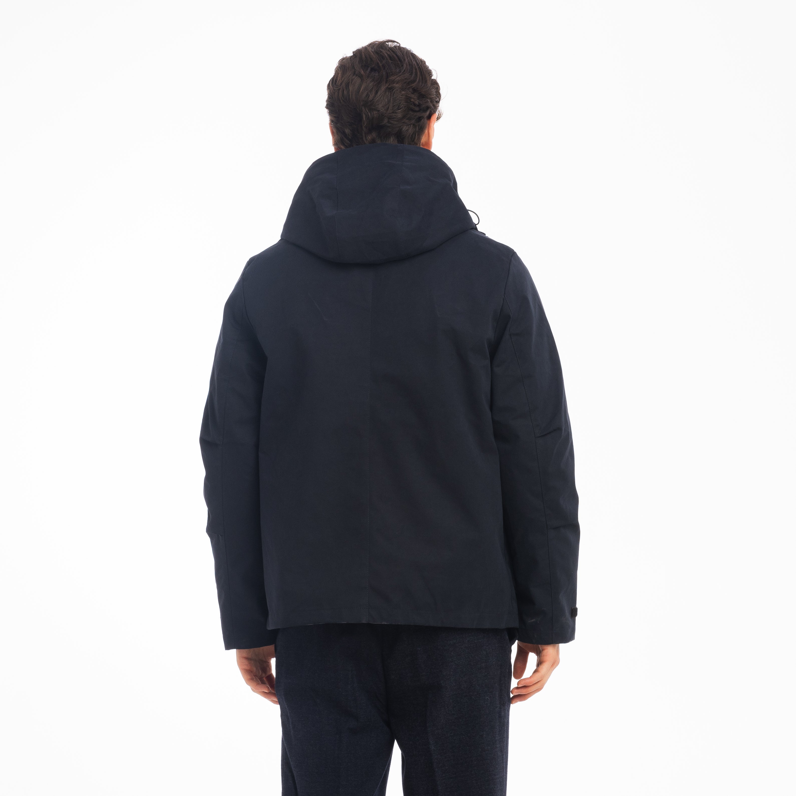 DOUBLE JKT CON PIUMINO STACCABILE-11649|Colore:Blu