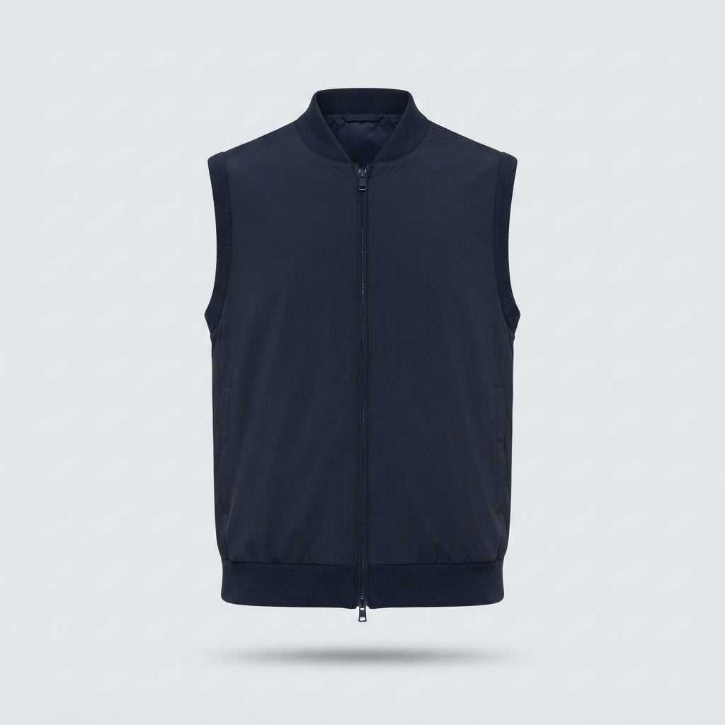 GILET ACCOPPIATO TECNICO VISCOSA-11657|Colore:Blu