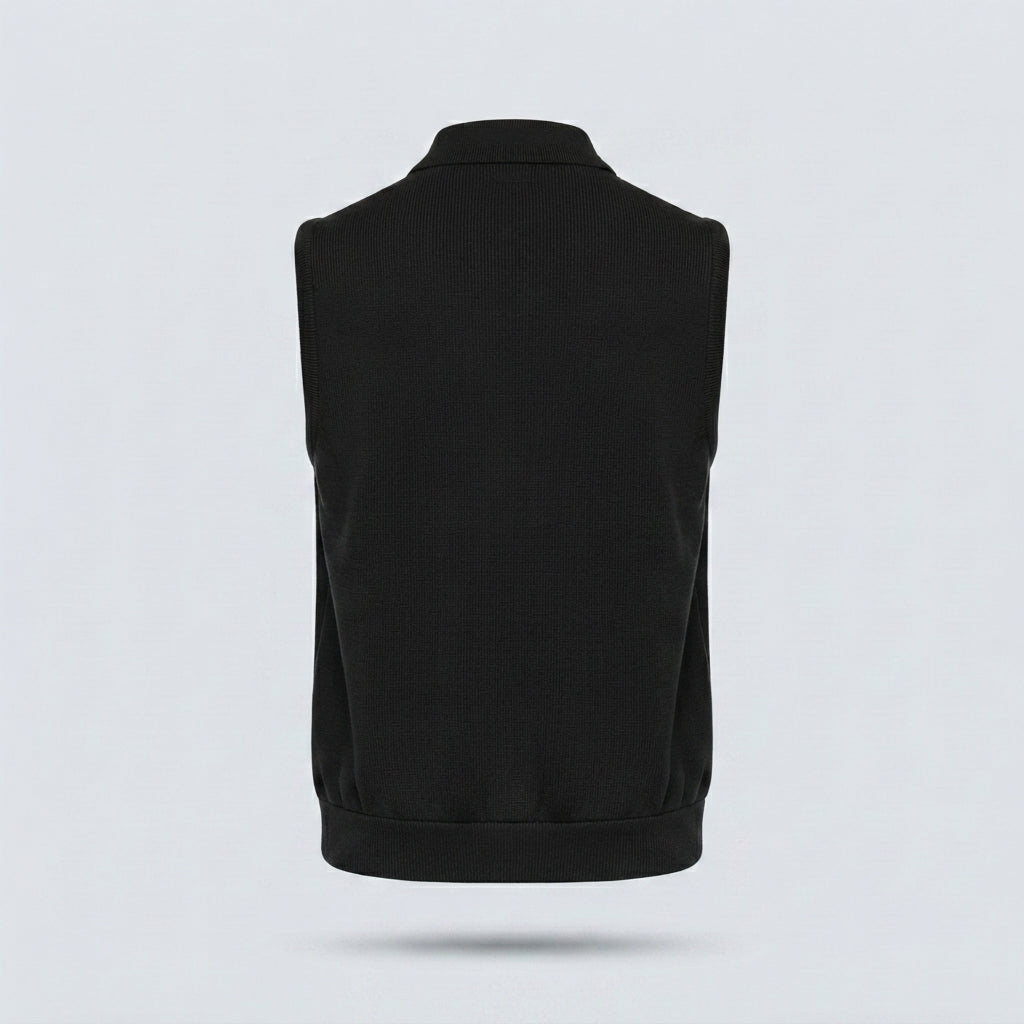 GILET ACCOPPIATO TECNICO VISCOSA-11657|Colore:Nero