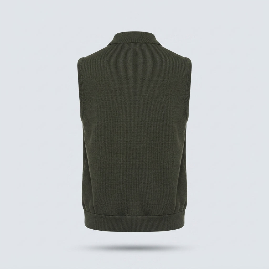 GILET ACCOPPIATO TECNICO VISCOSA-11657|Colore:Verde