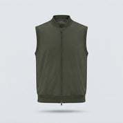 GILET ACCOPPIATO TECNICO VISCOSA-11657|Colore:Verde