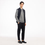 GILET ACCOPPIATO TECNICO VISCOSA-11657|Colore:Nero
