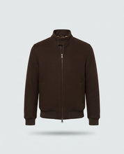 BOMBER PANNO BRCD MISTO LANA-11652|Colore:Moro