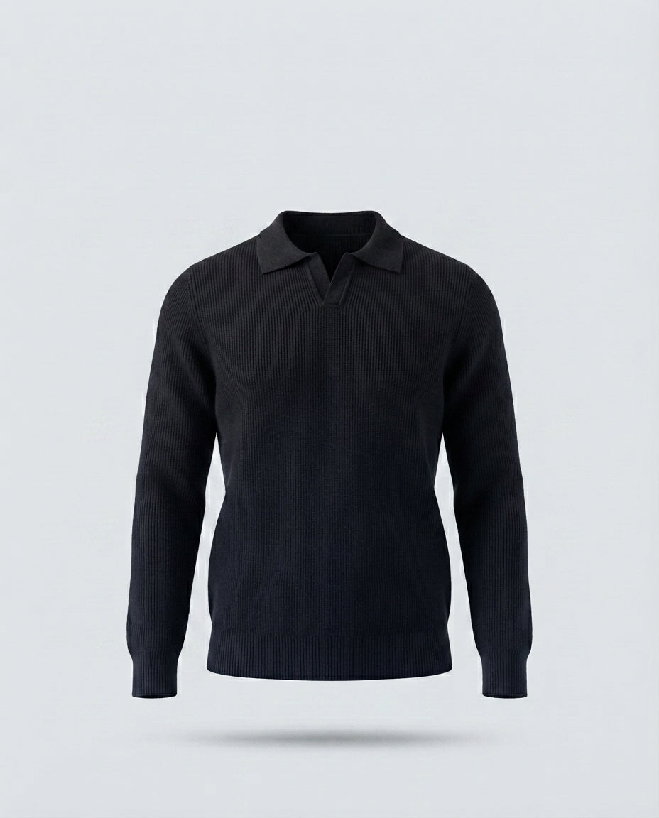 POLO DERBY VISCOSA COSTINA-11604|Colore:Nero