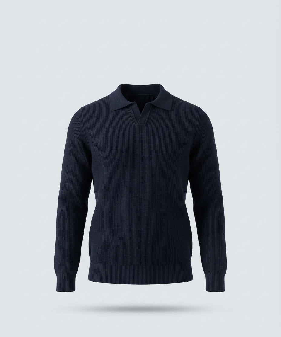 POLO DERBY VISCOSA COSTINA-11604|Colore:Blu