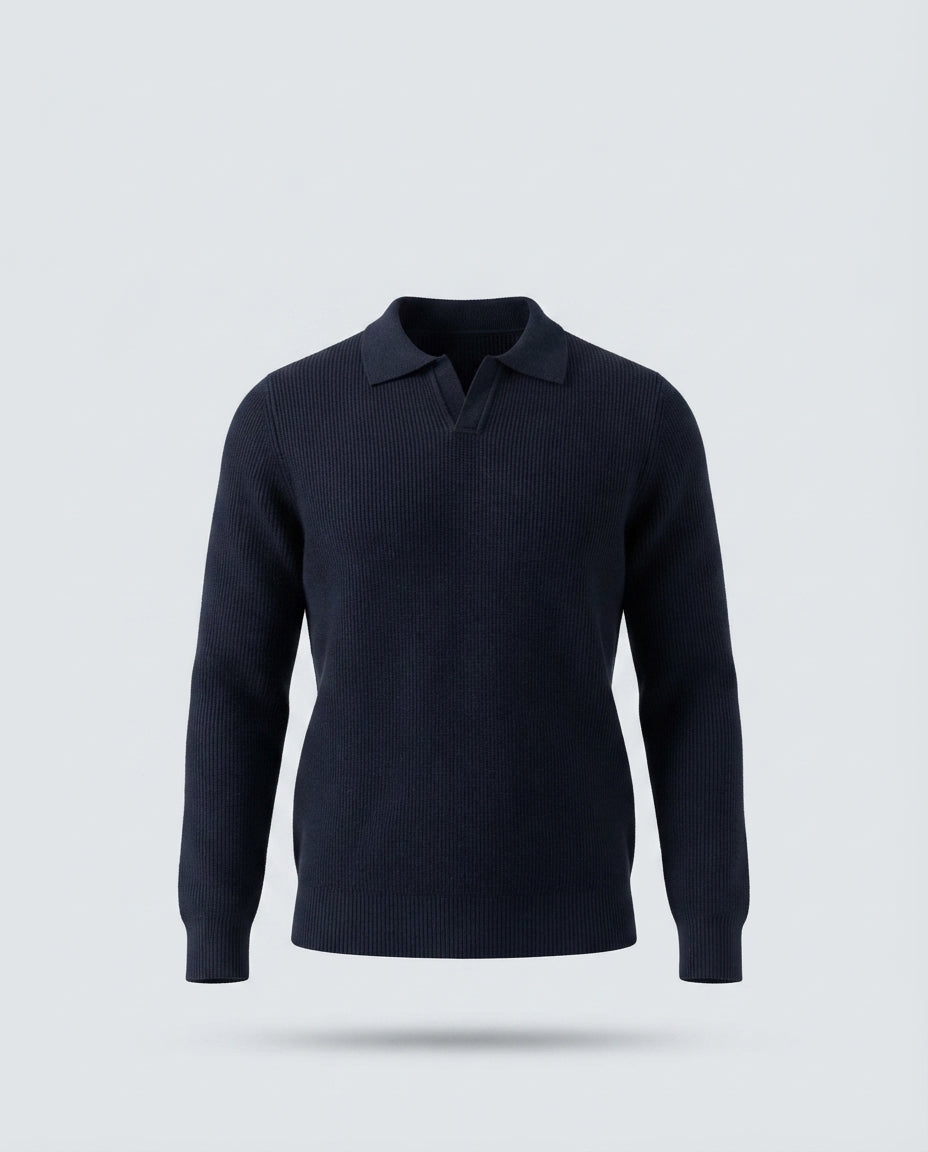 POLO DERBY VISCOSA COSTINA-11604|Colore:Blu