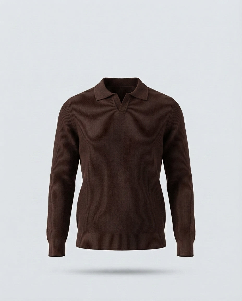 POLO DERBY VISCOSA COSTINA-11604|Colore:Moro