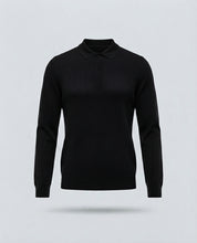 POLO NIDO D’API IN VISCOSA-11605|Colore:Nero