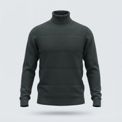 COLLO ALTO FASCE TINTA SU TINTA-11609|Colore:Verde