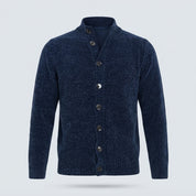 CARDIGAN BOTTONI CINIGLIA-11617|Colore:Blu