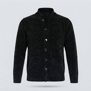 CARDIGAN BOTTONI CINIGLIA-11617|Colore:Nero
