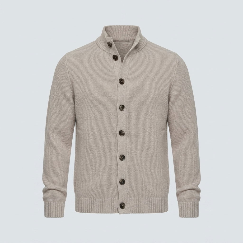 CARDIGAN BOTTONI CINIGLIA-11617|Colore:Grigio
