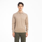 POLO DERBY VISCOSA DOPPIO FILO-11626|Colore:Tortora