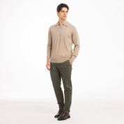 POLO DERBY VISCOSA DOPPIO FILO-11626|Colore:Tortora