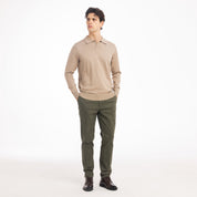 POLO DERBY VISCOSA DOPPIO FILO-11626|Colore:Tortora
