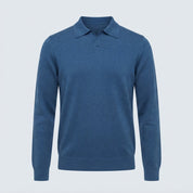 POLO DERBY VISCOSA DOPPIO FILO-11626|Colore:Denim