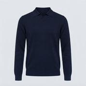 POLO DERBY VISCOSA DOPPIO FILO-11626|Colore:Blu