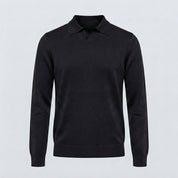 POLO DERBY VISCOSA DOPPIO FILO-11626|Colore:Nero