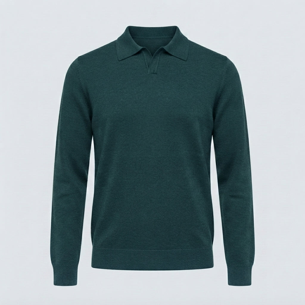 POLO DERBY VISCOSA DOPPIO FILO-11626|Colore:Verde