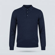 POLO VISCOSA DOPPIO FILO-11627|Colore:Blu