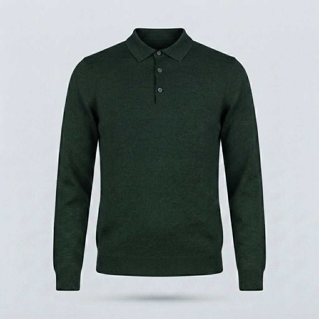 POLO VISCOSA DOPPIO FILO-11627|Colore:Verde