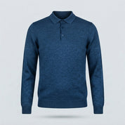 POLO VISCOSA DOPPIO FILO-11627|Colore:Denim