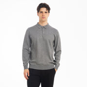 POLO VISCOSA DOPPIO FILO-11627|Colore:Grigio